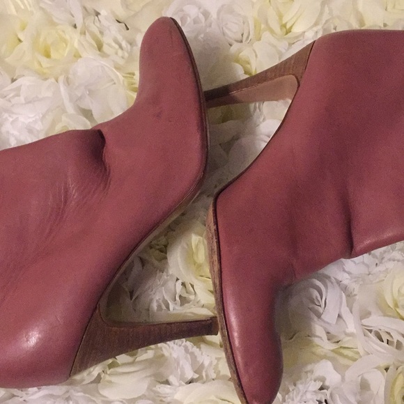 Marc Jacobs Pink Leather Boots Booties Size 9 - Picture 5 of 7